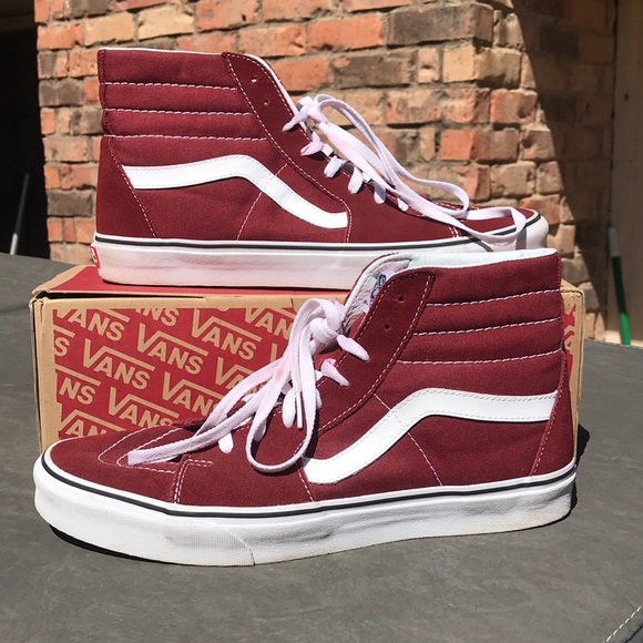Vans Other - Men’s VANS Old Skool Sk8-Hi “Burgundy” VNDS US11.5